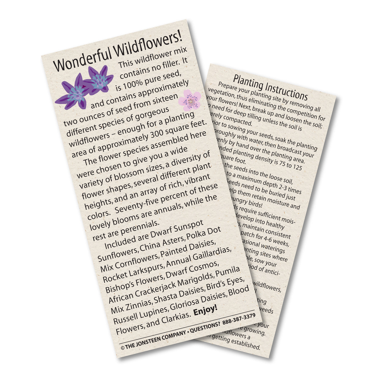 soak wildflower seeds before planting Wildflower Mix